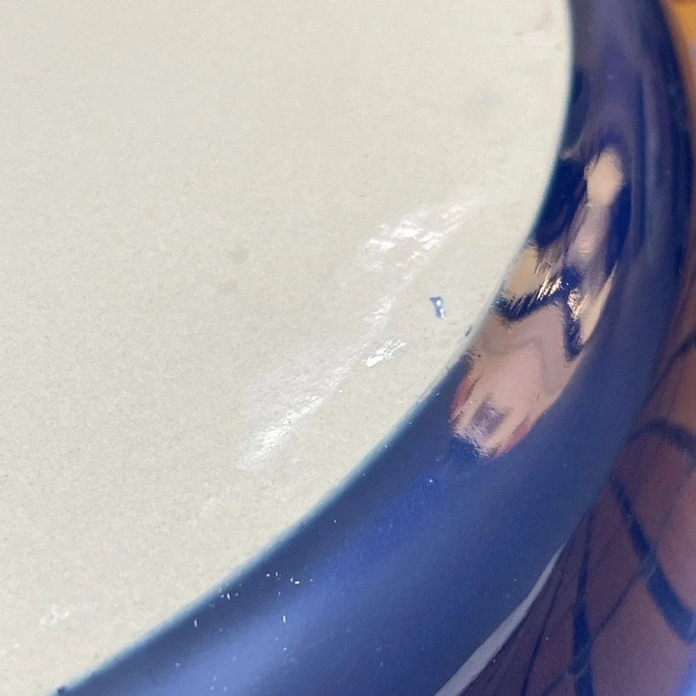 Le Creuset cobalt Blue Stoneware Pie Dish 26cm 11.5